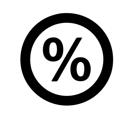Percent Symbol icon